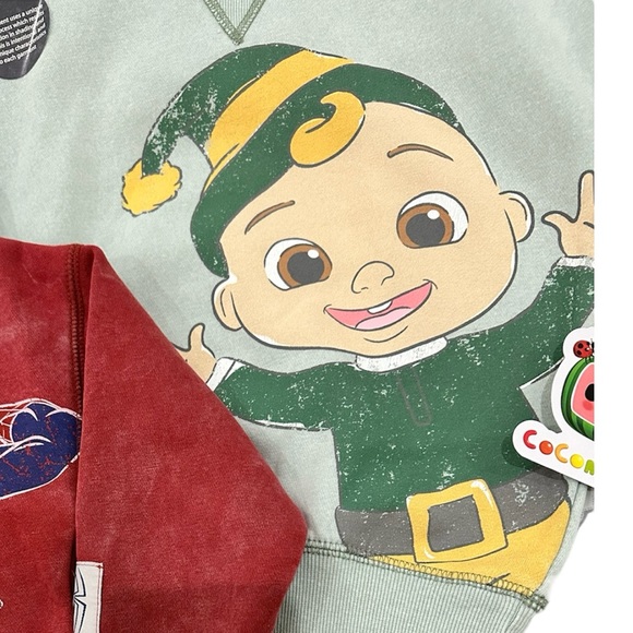 🎄Cocomelon holiday sweatshirt Sz 4T - Picture 6 of 6